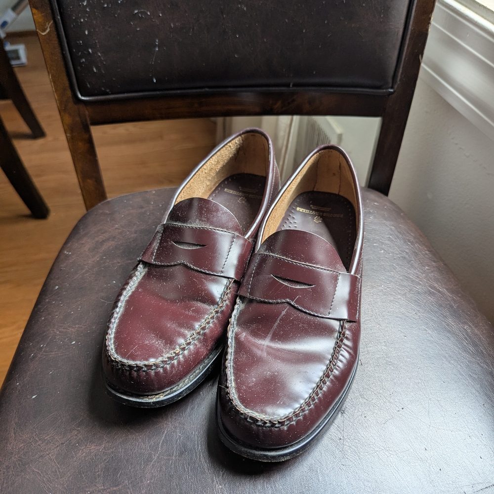 Brooks Brothers Burgundy Oxblood Loafers Size Us11